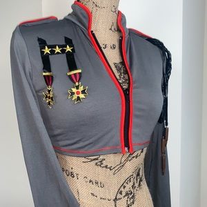 Military Officer Costume Top